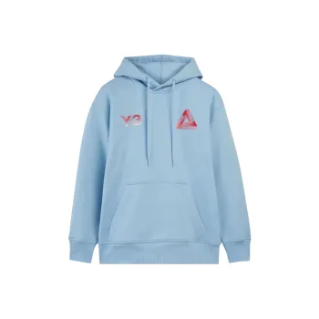 Y 3 X Palace Logo Hoodie 'Blue'