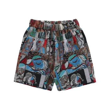 CLOR Casual Shorts Unisex Roman Brown