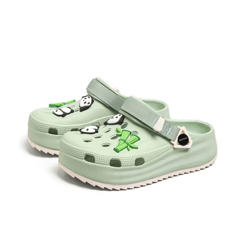 DAPHNE Clogs Women's Green Beige-1
