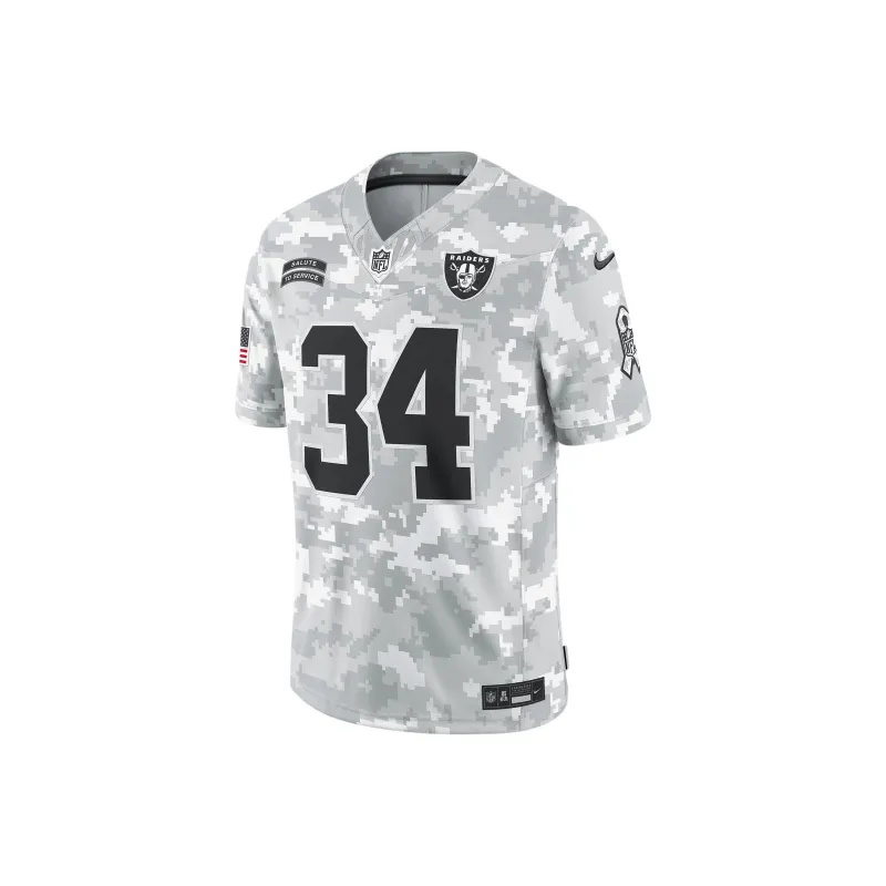 Nike Bo Jackson Las Vegas Raiders Salute To Service Men's Nike Dri FIT Nfl Limited Jersey-0