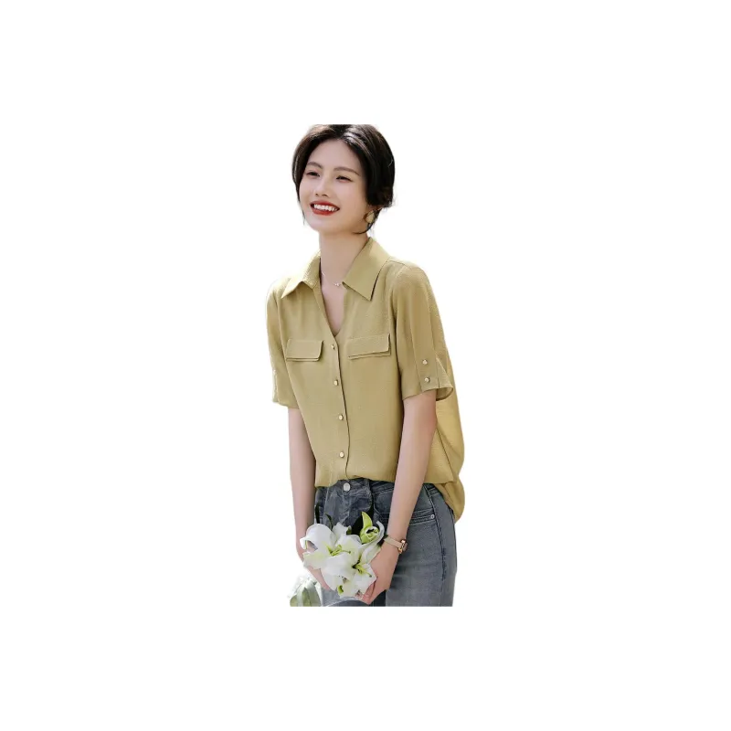 XWI Shirts Women's Olive Green-0