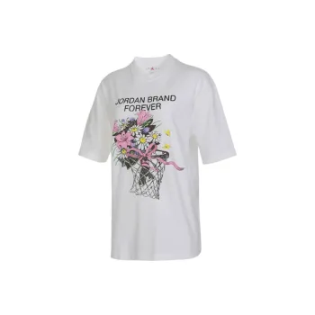 JORDAN T Shirts Women's White