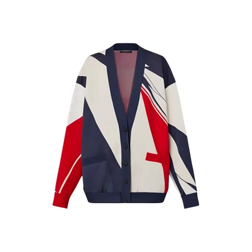 LOUIS VUITTON Graphic Nautical Knit Cardigan