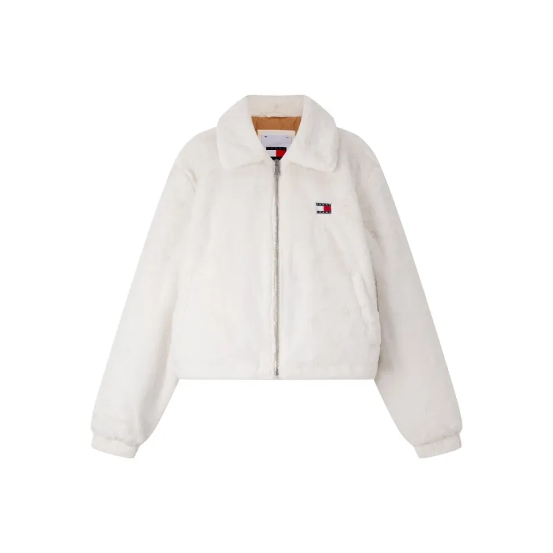Tommy Hilfiger Velvet feel Coat Women's White-0