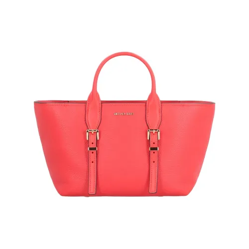MICHAEL KORS Moore Cow Leather Handbag Women's Red
