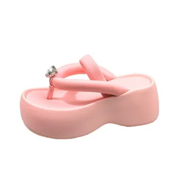 AJPAP Rhinestone Flip Flops Women's