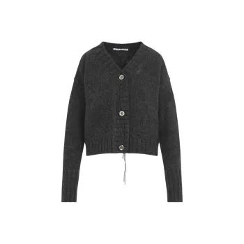 Acne Studios Knit Cardigan Anthracite Grey
