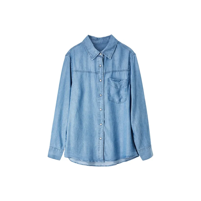SENTUBILA Shirts Women's Denim Blue-0