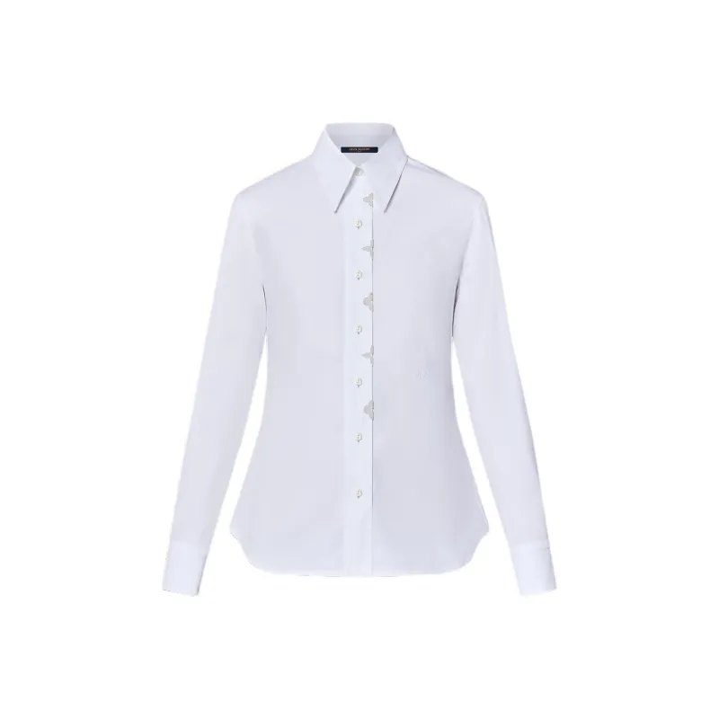 LOUIS VUITTON Monogram Flower Accent Shirt-0