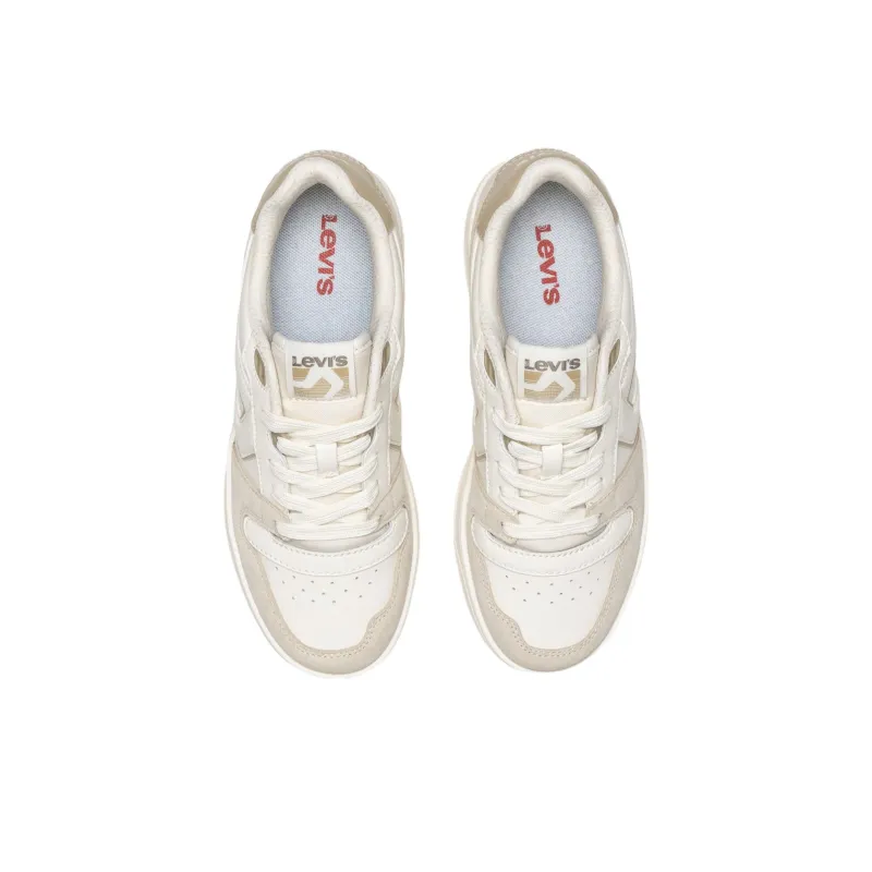 Levi's Low Top Skateboard Shoes Women's Beige Umber-3