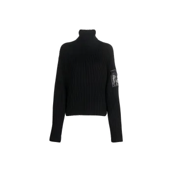 Moncler Cashmere Sweaters Women's Black