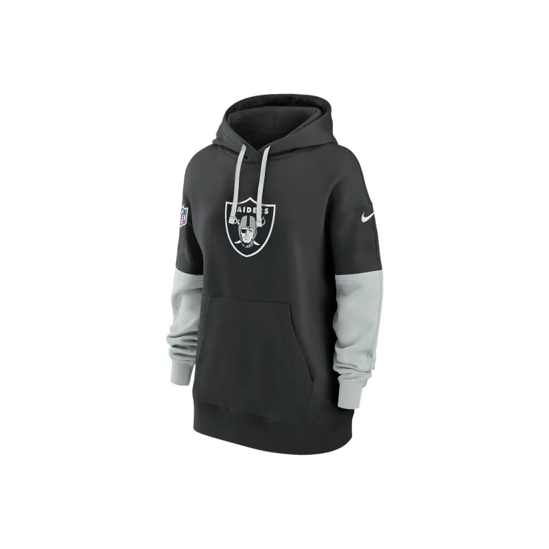 Nike Las Vegas Raiders Sideline Essential Women's Nike Nfl Pullover Hoodie-0