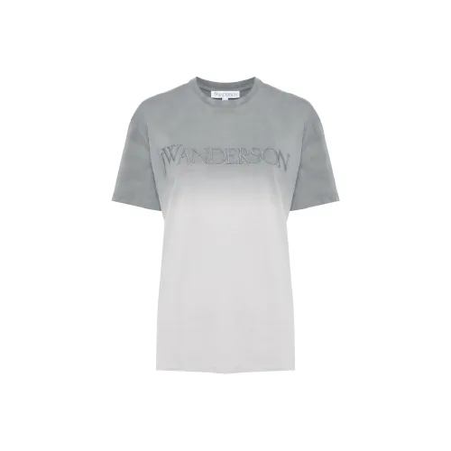 JW Anderson Logo-embroidered Gradient T-shirt