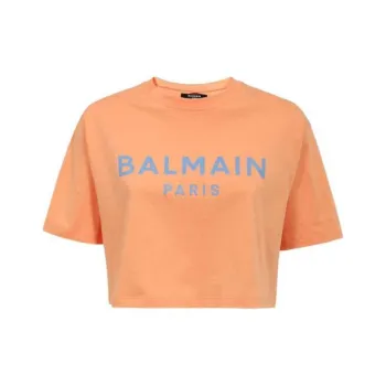 BALMAIN T-Shirts Women's Orange