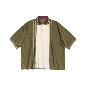Kapital Tequila Jacquard Jersey Box Polo 'Purple'