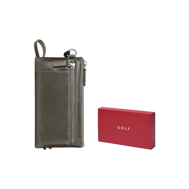 GOLF Cow Leather With Synthetic Leather Wallet Men's Multicolor-11