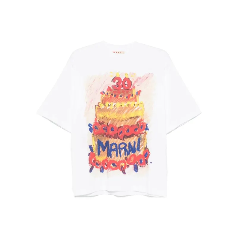MARNI 30th Anniversary Crewneck T Shirt-0