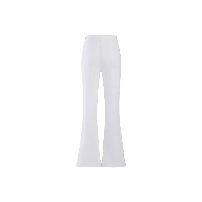 Mu Xiao Xin Jeans Women's White-1