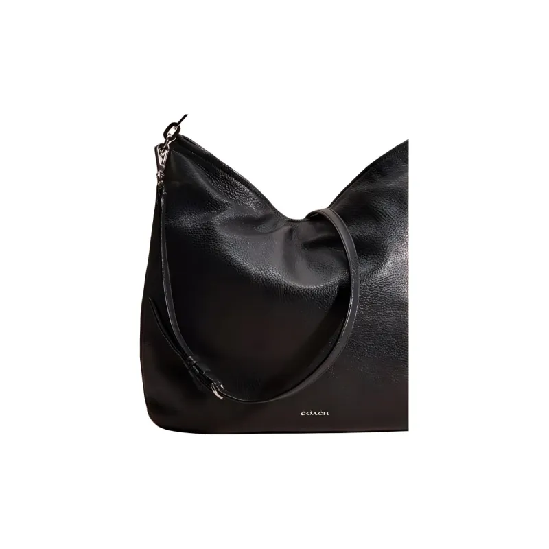 COACH Madison Leather Hobo Bag Crossbody One Shoulder Handbag Large Size Women's Black-2