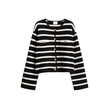 H&M Knitwear Women's Black Stripes