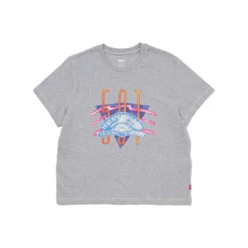 Levis T-Shirts Women's Gray
