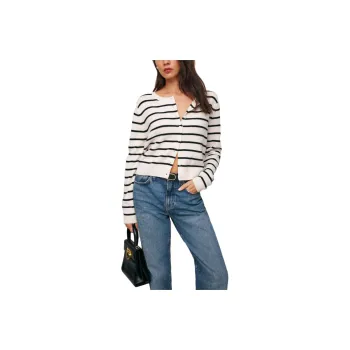 Reformation Cashmere Sweaters Women's Gossamer/Black Stripe/Sheer/Black Stripes