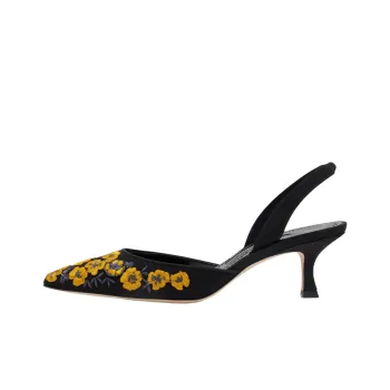 MANOLO BLAHNIK Carolyne Slim Heel High Heels 5cm Women's Black