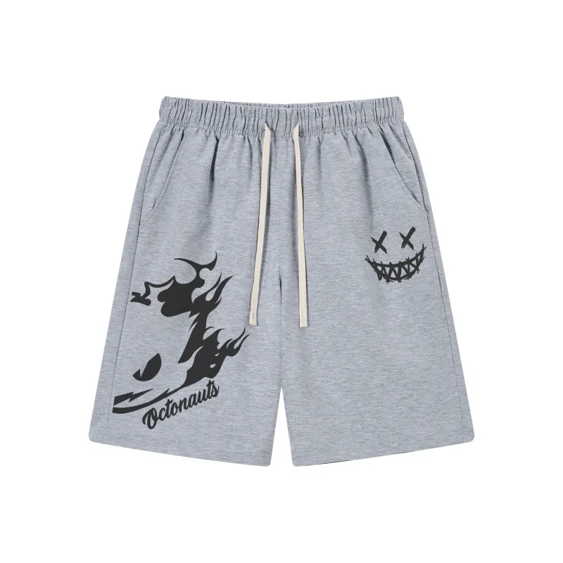 Small Columns Under The Sea Casual Shorts Unisex-4
