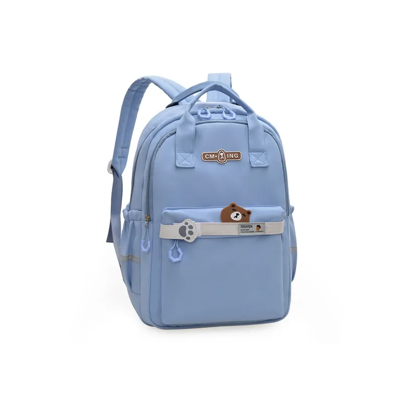 Single Warehouse Nylon Student Bag Pink/Blue/Green/Purple/Black-6