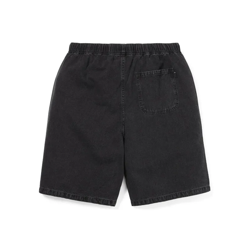 Thisisneverthat Denim Shorts Unisex Black-1