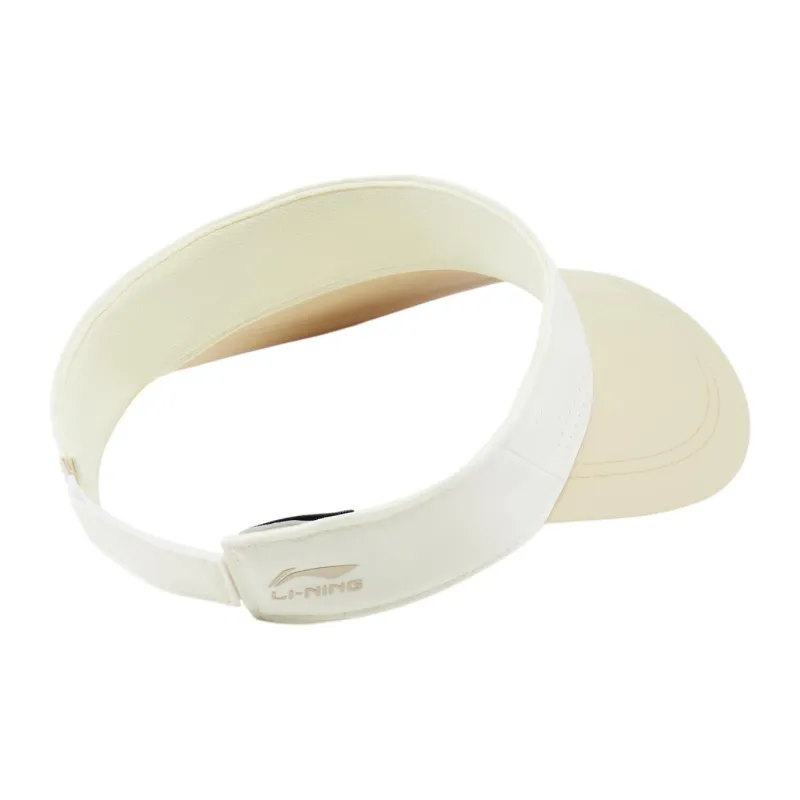 LiNing Polyamide Sun Protection Hats Unisex Ivory/Coast Gray-2