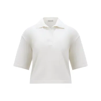 Moncler Logo patch Jersey Polo Shirt