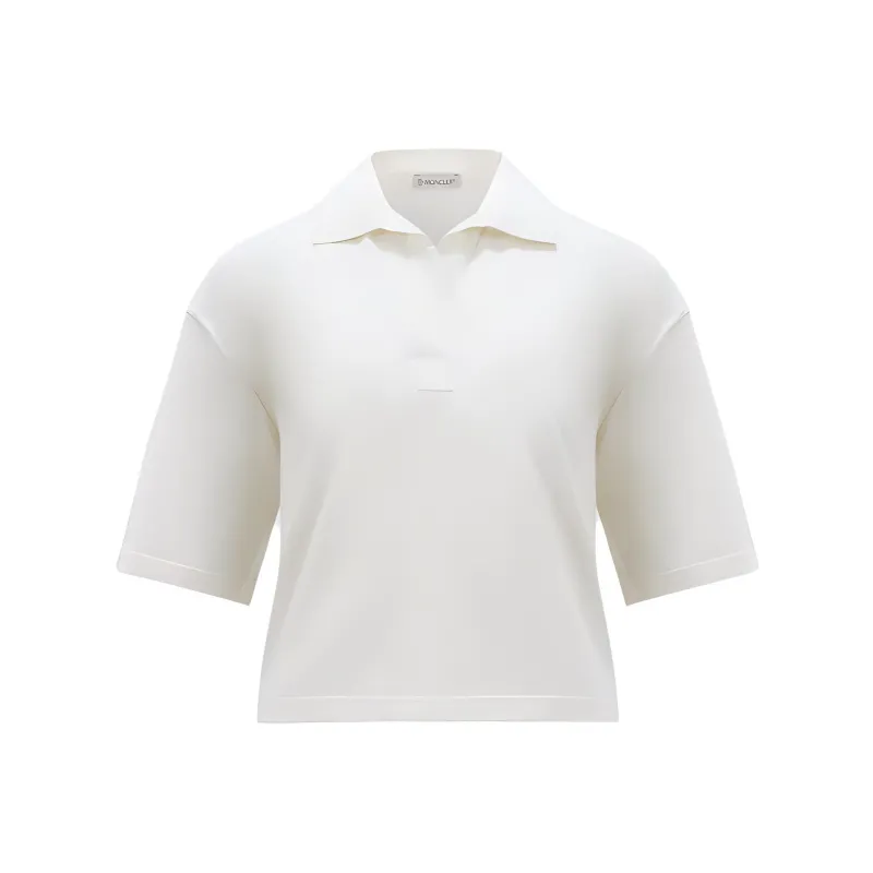 Moncler Logo patch Jersey Polo Shirt-0