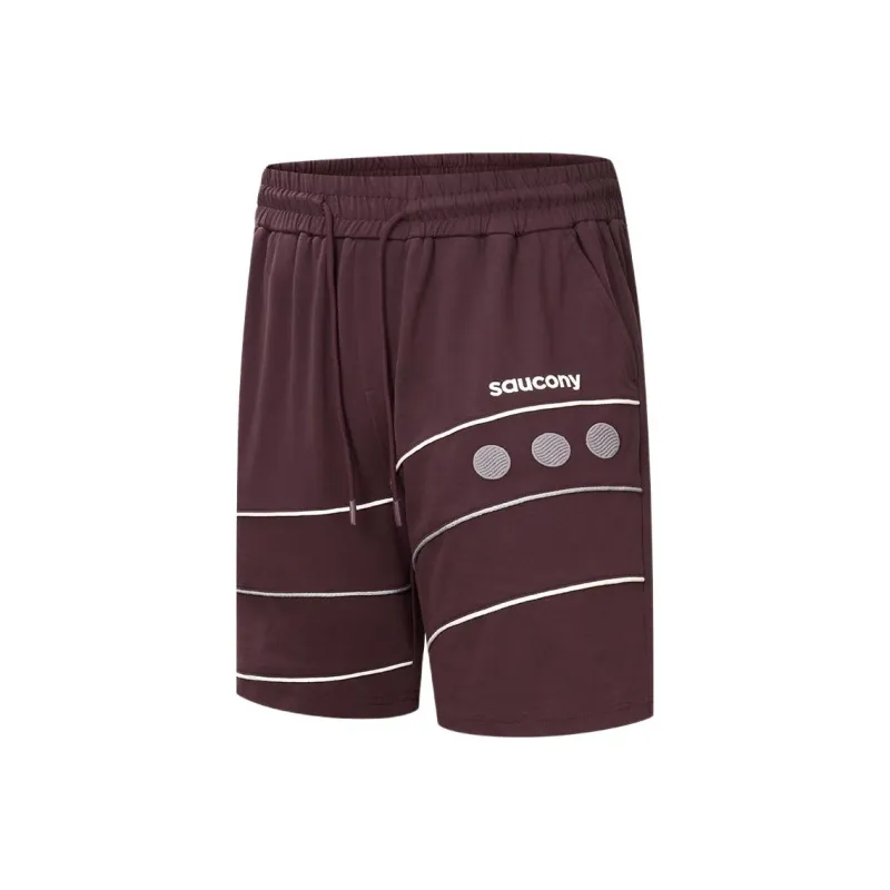 Saucony Casual Shorts Unisex Dark Red-0