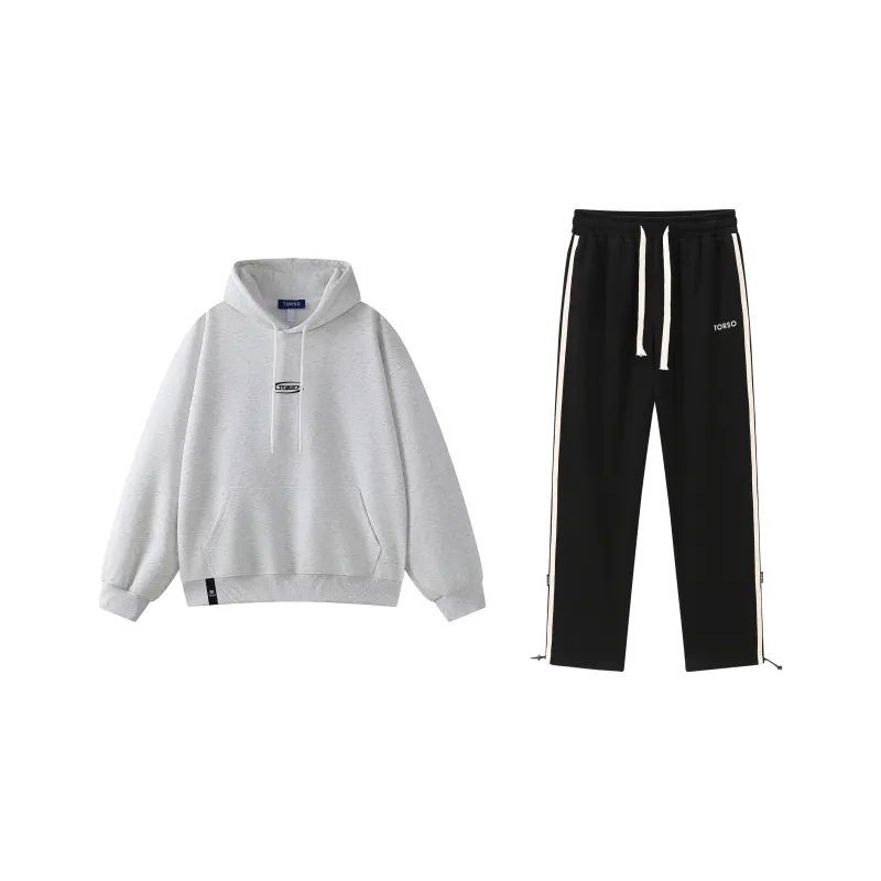 Torso Sweatshirt Sets Unisex-22