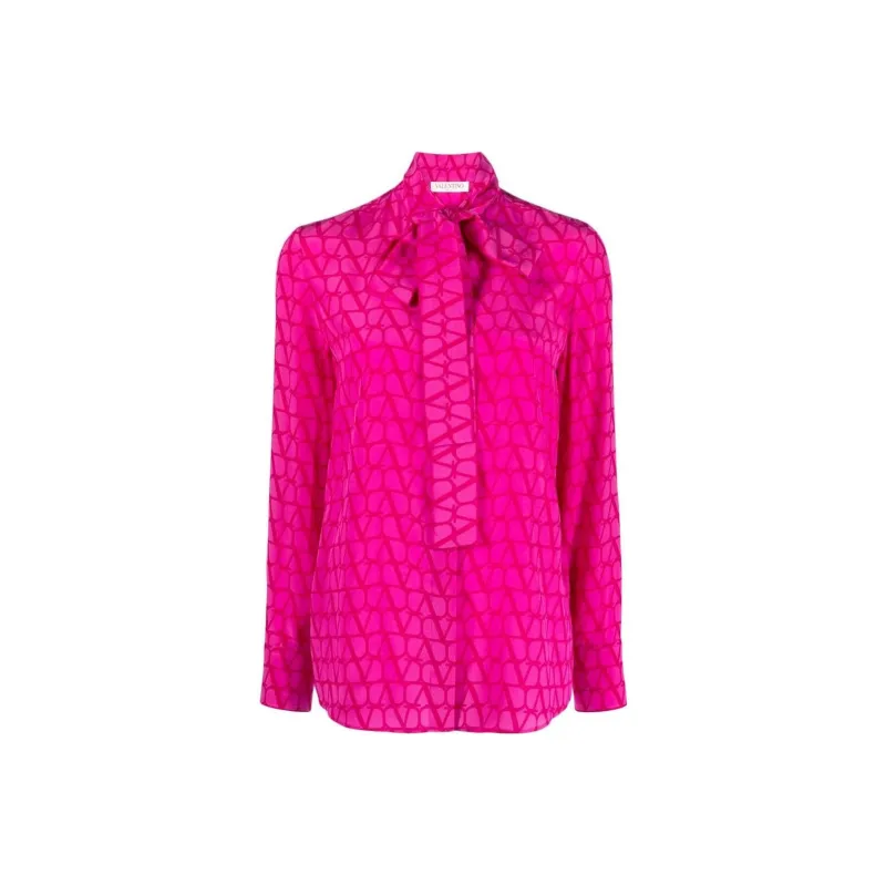 Valentino SS23 Shirt Women's Rose Red-0