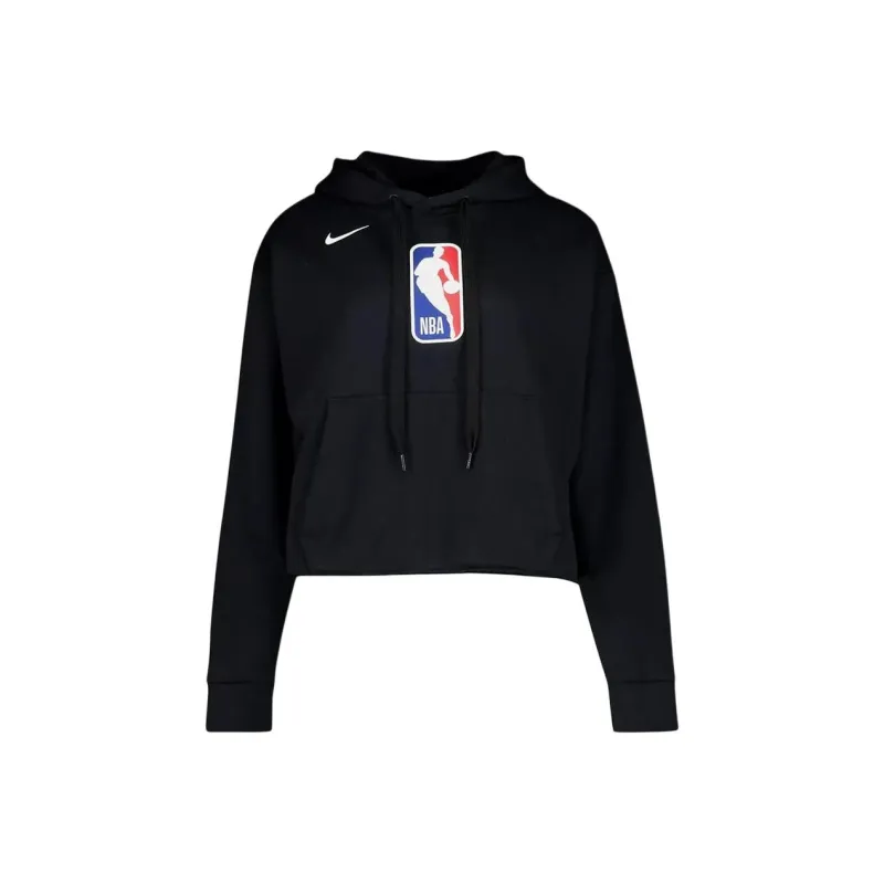 Nike Nba Women's Team 31 Oversized Fit Pullover Hoodie Black-0