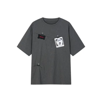 UOOYAA T Shirts Women's Gray