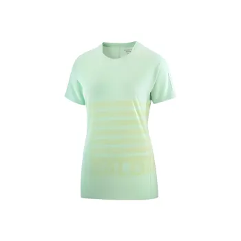 SALOMON SENSE AEROGRAPHIC T-Shirt Women's Light Green