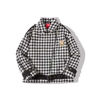 EPTISON WOMAN Jackets Women's Black White Plaid