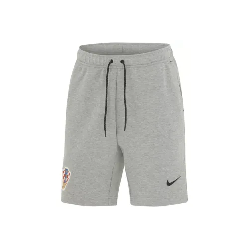Nike Croatia Tech Fleece Soccer Bottom Men's Gray