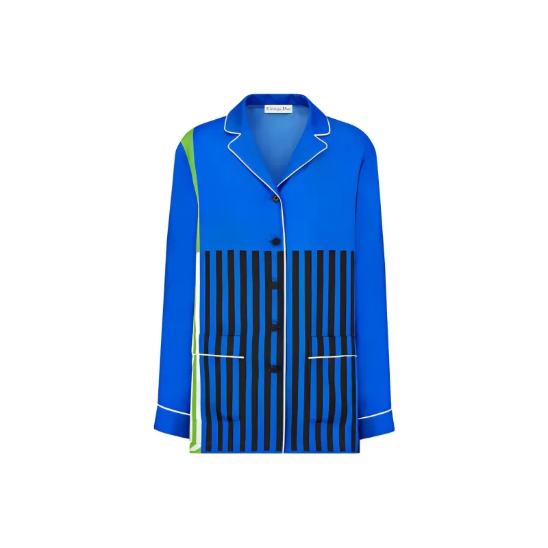 DIOR Shirts Women's Blue-0