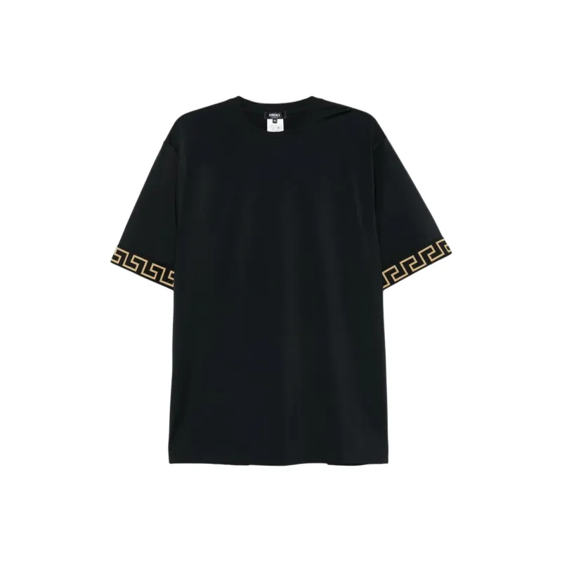 VERSACE Greca Trim Crewneck T Shirt-0