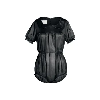 Maison Margiela Four Stitch Short Sleeved Ruched Bodysuit