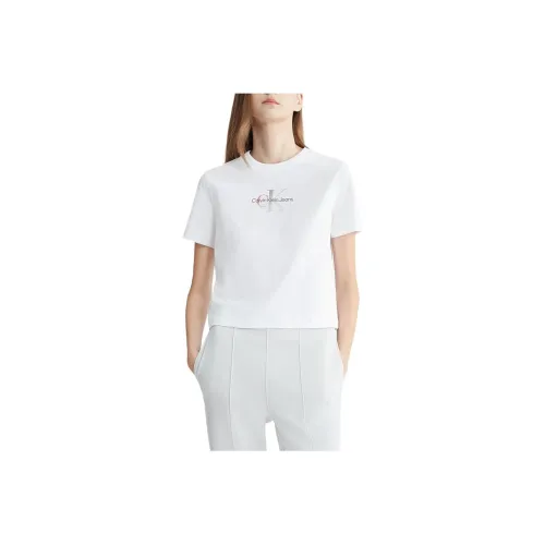 CALVIN KLEIN Regular T Shirt Women's White