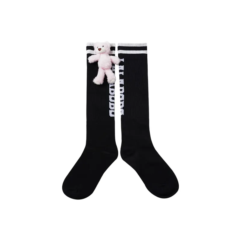 LALABOBO Knee High Socks Women's 1 Pack Black-0