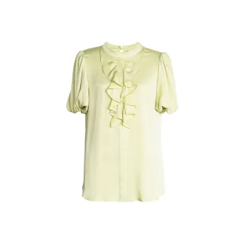 ROEYSHOUSE T Shirt Women's Yellow Green