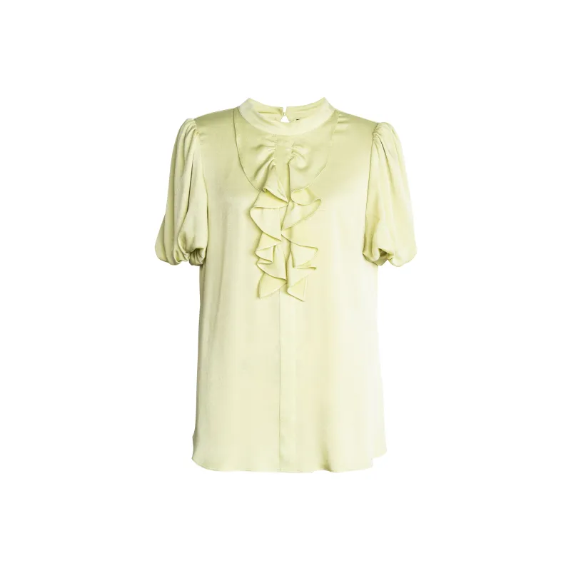 ROEYSHOUSE T Shirt Women's Yellow Green-0
