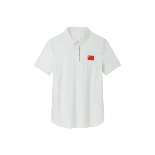 ANTA Champion Series Polo Shirts Women's Paper Sand Yellow