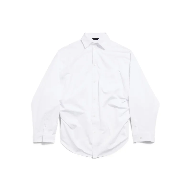 Balenciaga Collared Long Sleeve Shirt-0